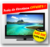 Televiseur LCD SONY KDL-46W5800 Prix promo 949.99 € sur CDISCOUNT